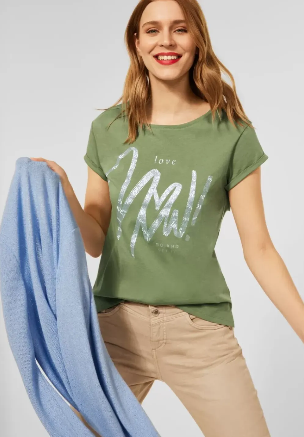 T-Shirt Mit Partprint