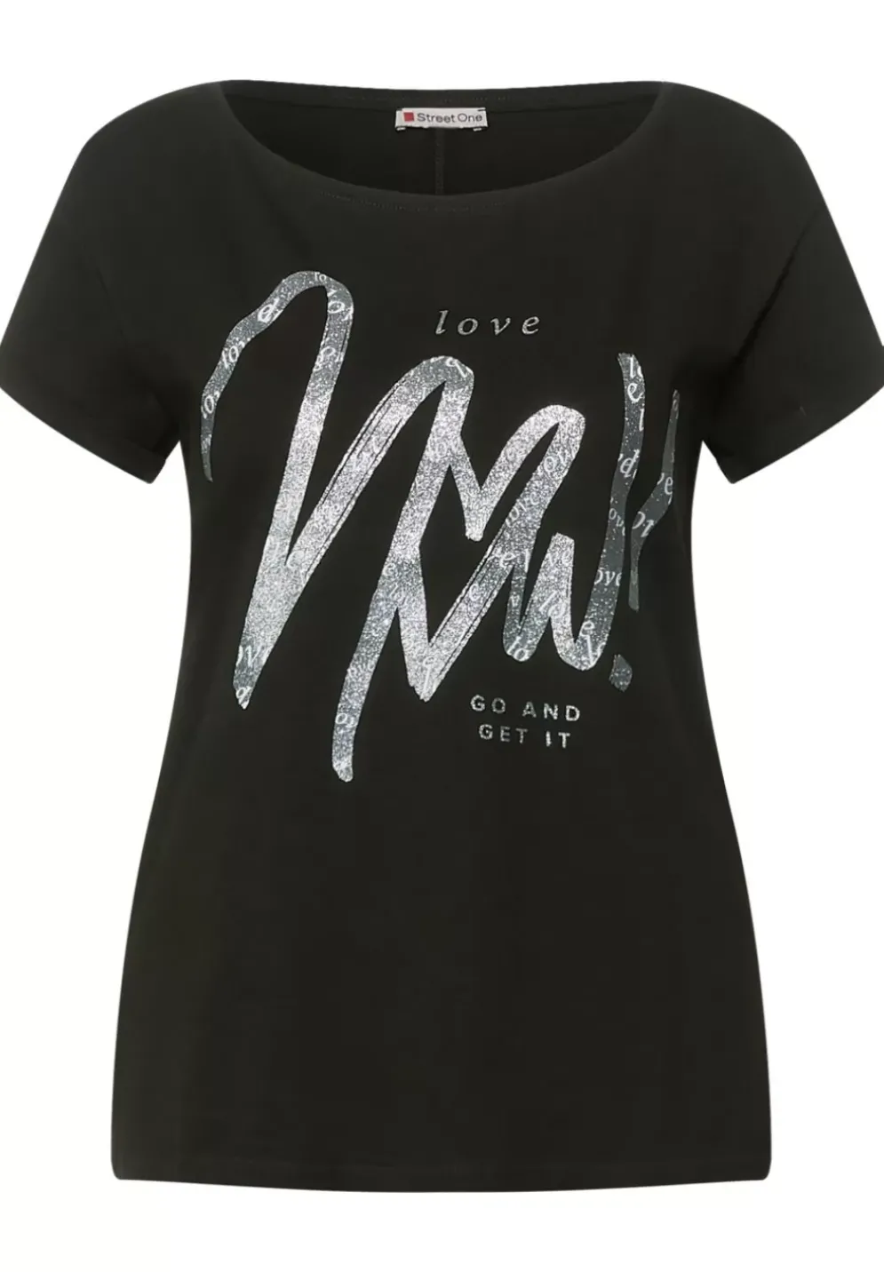 T-Shirt Mit Partprint