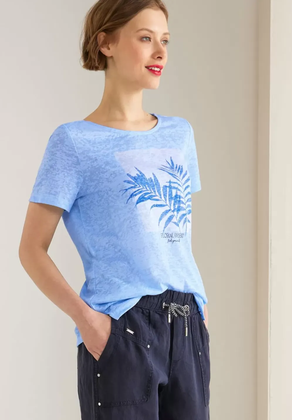 T-Shirt Mit Partprint