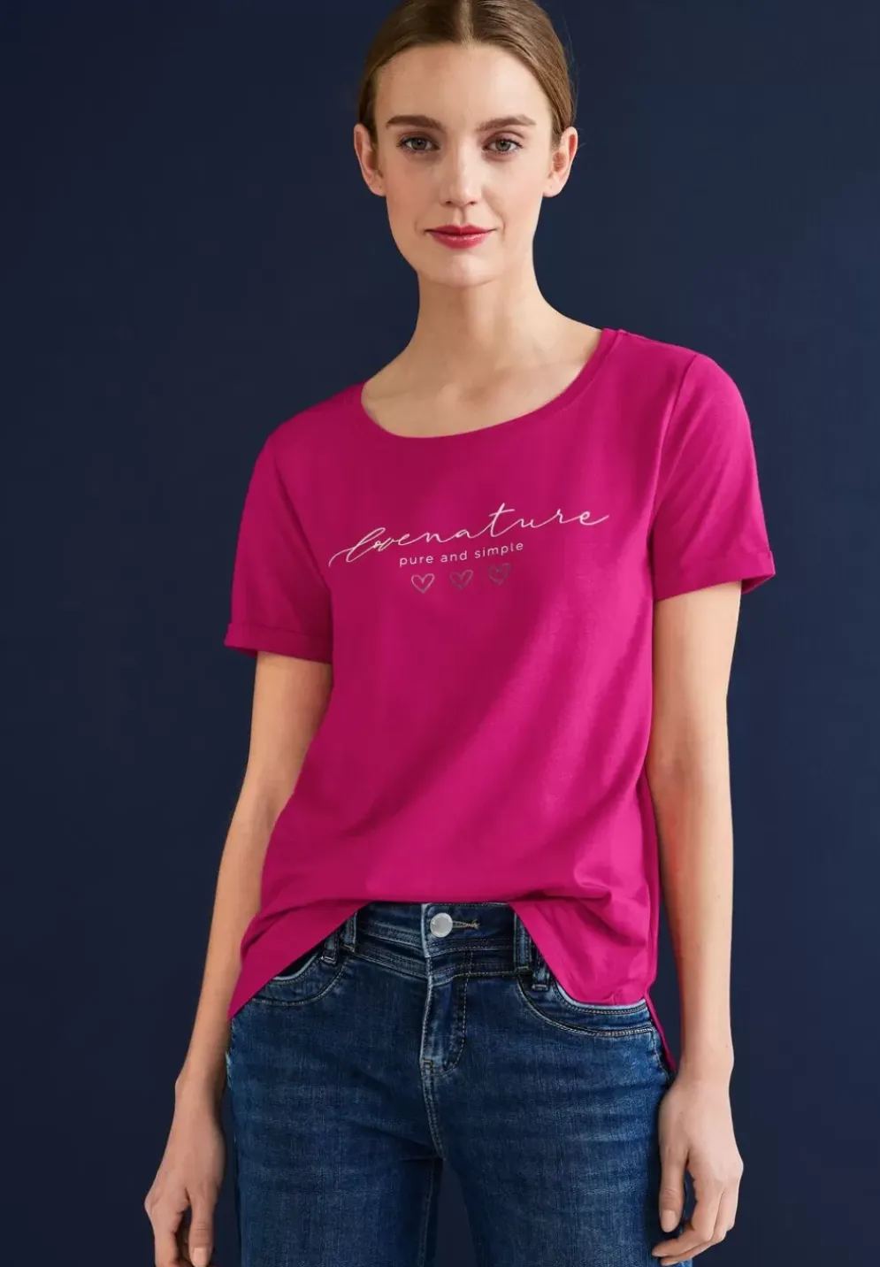T-Shirt Mit Partprint