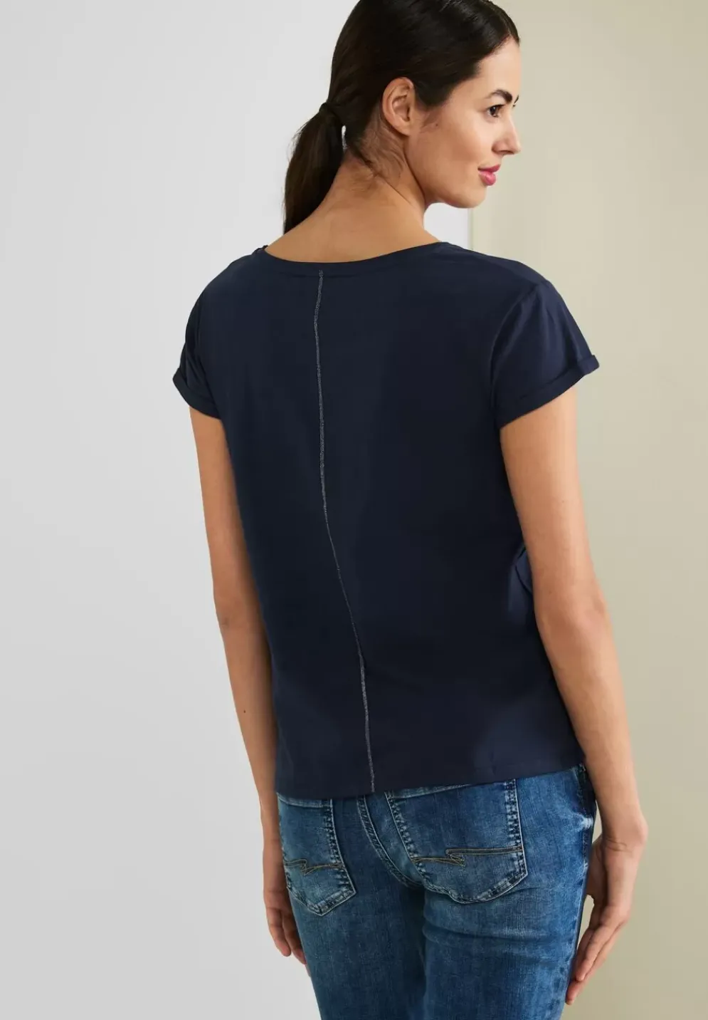 T-Shirt Mit Partprint