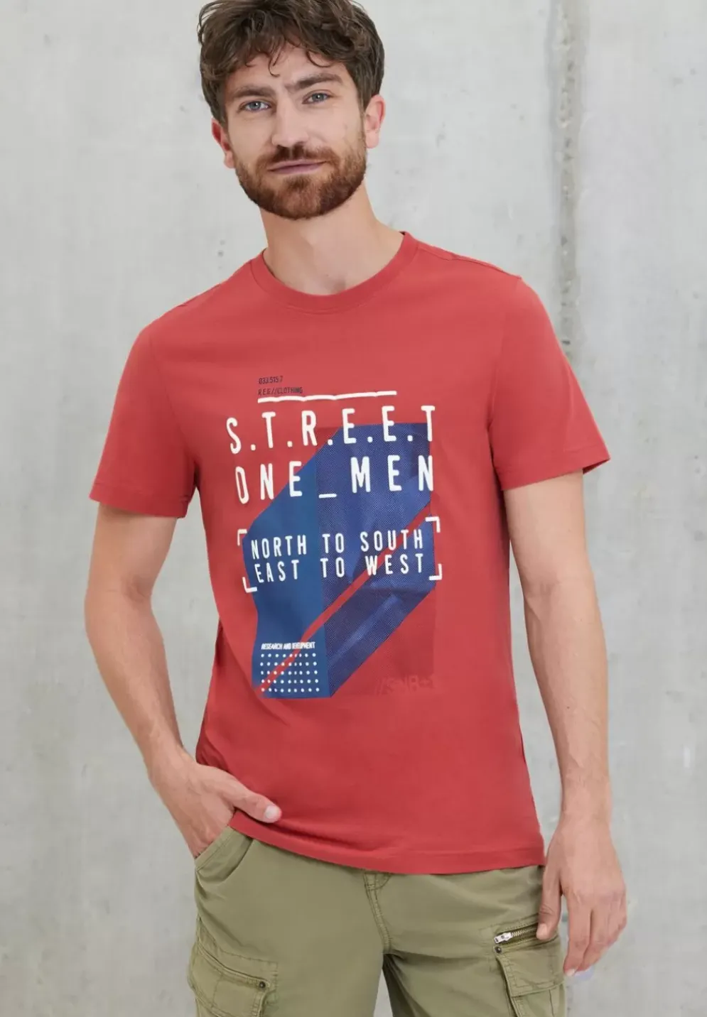 T-Shirt Mit Partprint