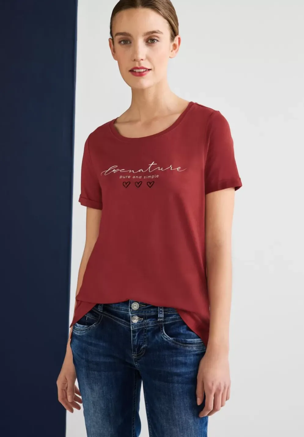 T-Shirt Mit Partprint
