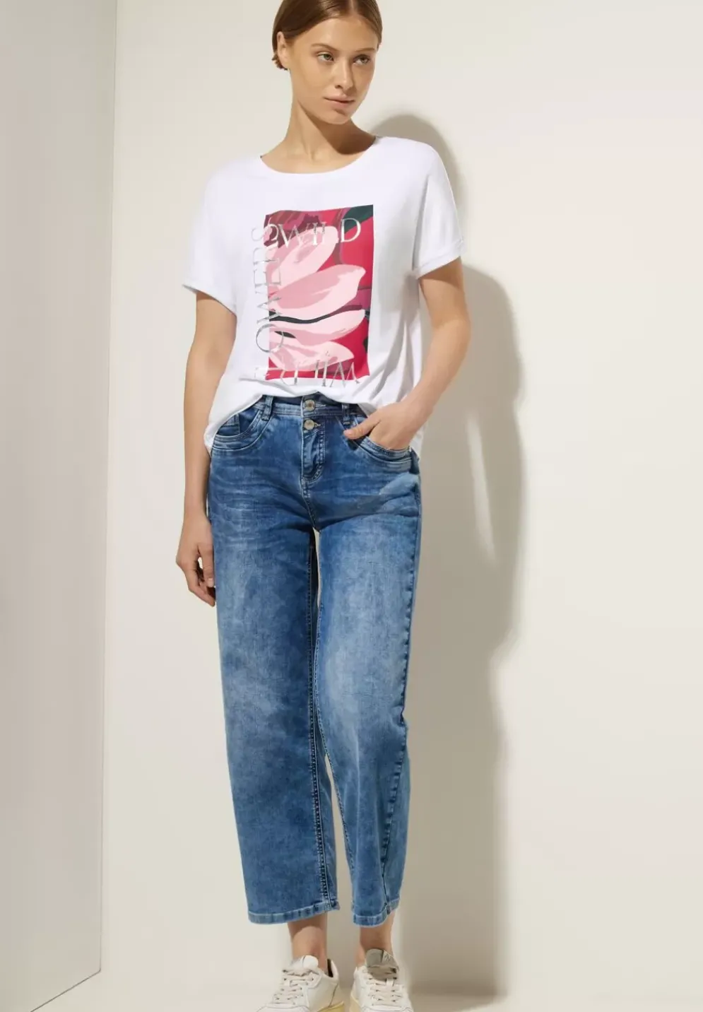 T-Shirt Mit Partprint