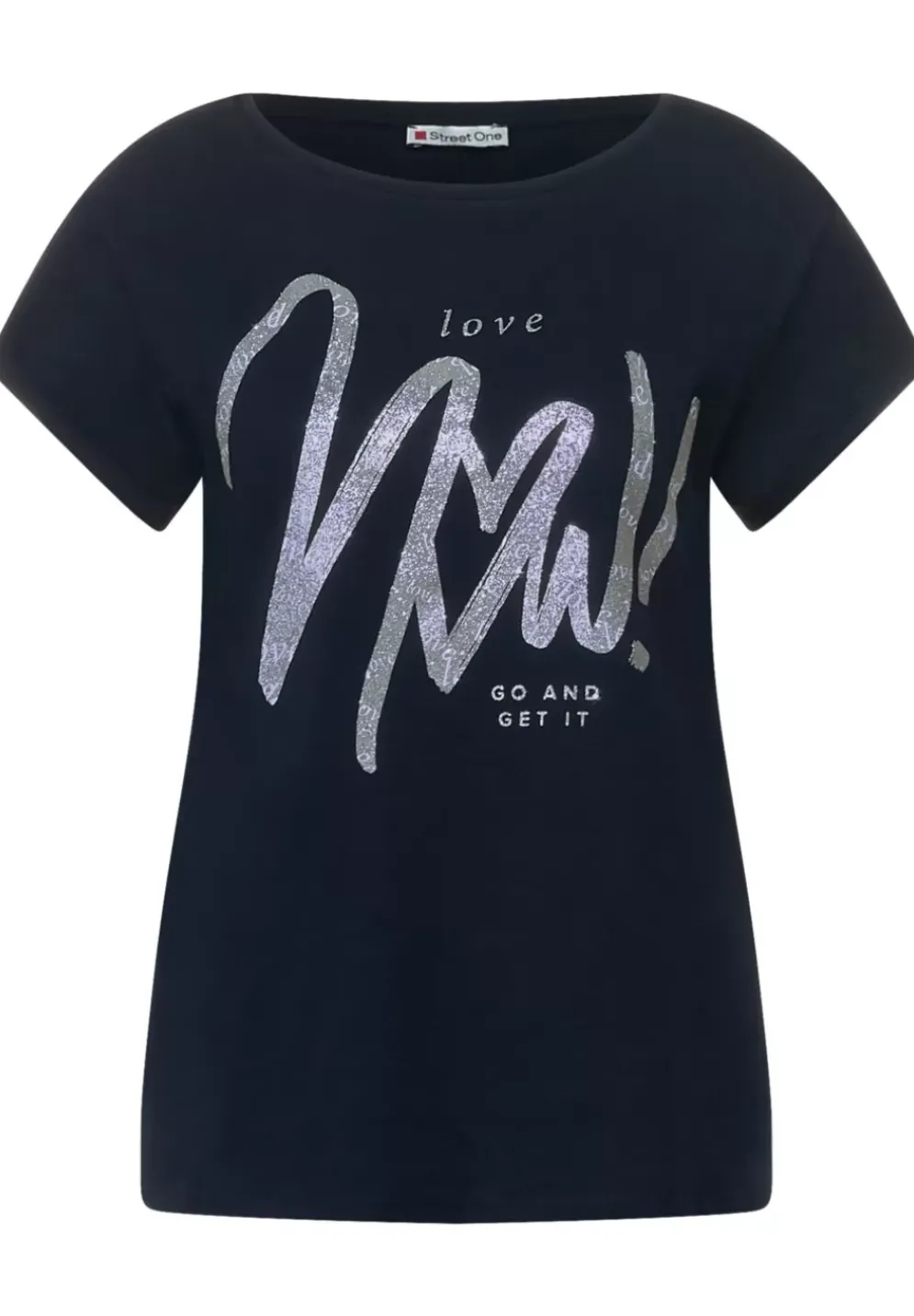 T-Shirt Mit Partprint