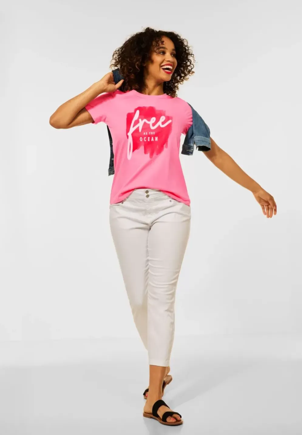 T-Shirt Mit Partprint