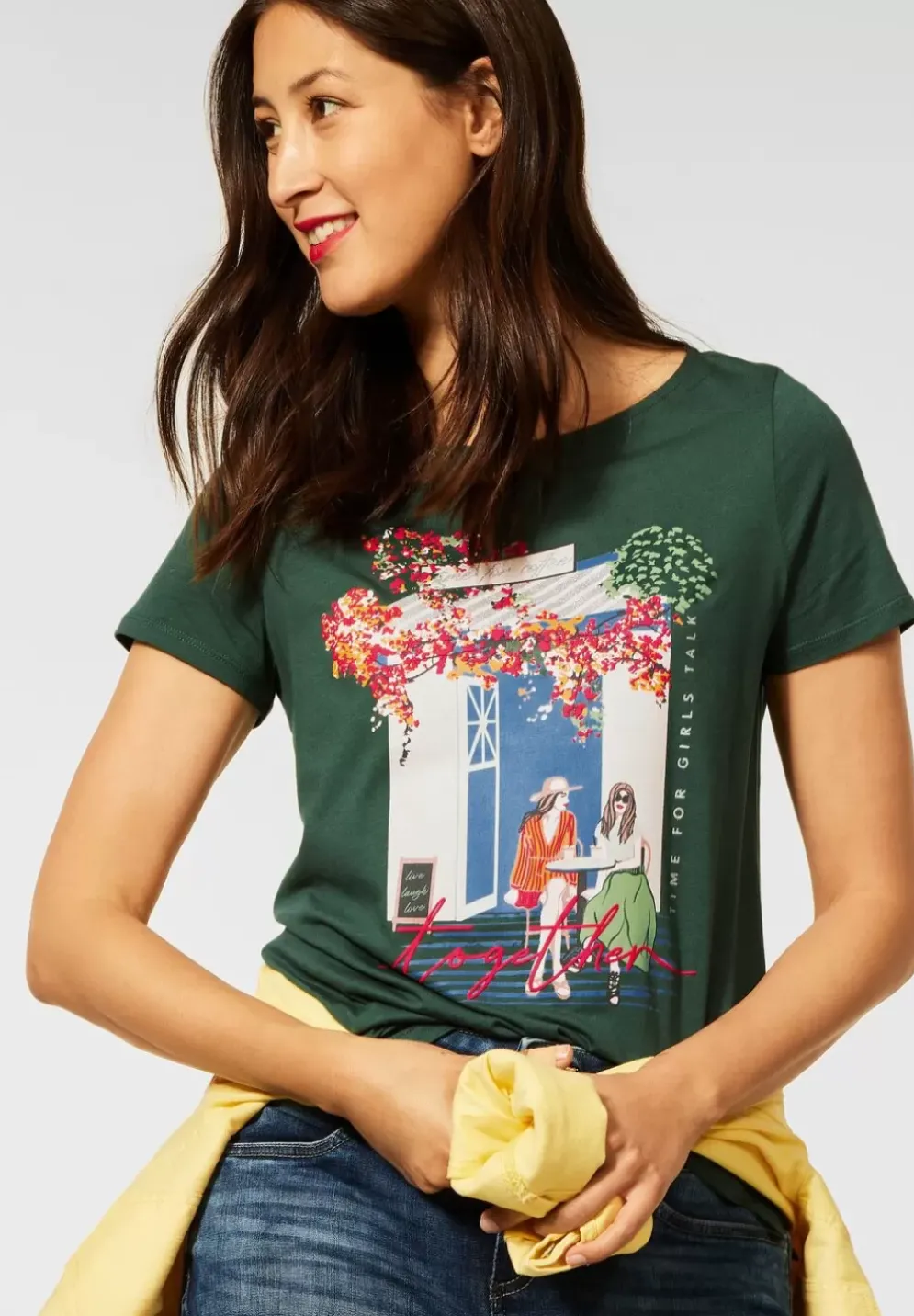 T-Shirt Mit Partprint