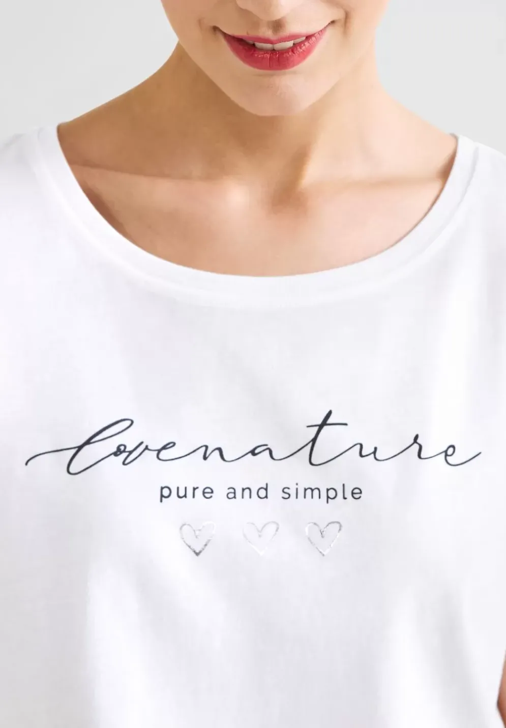 T-Shirt Mit Partprint