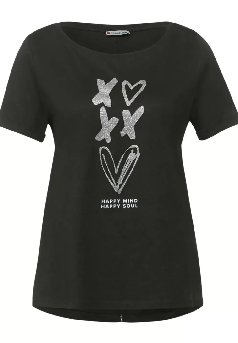 T-Shirt Mit Partprint