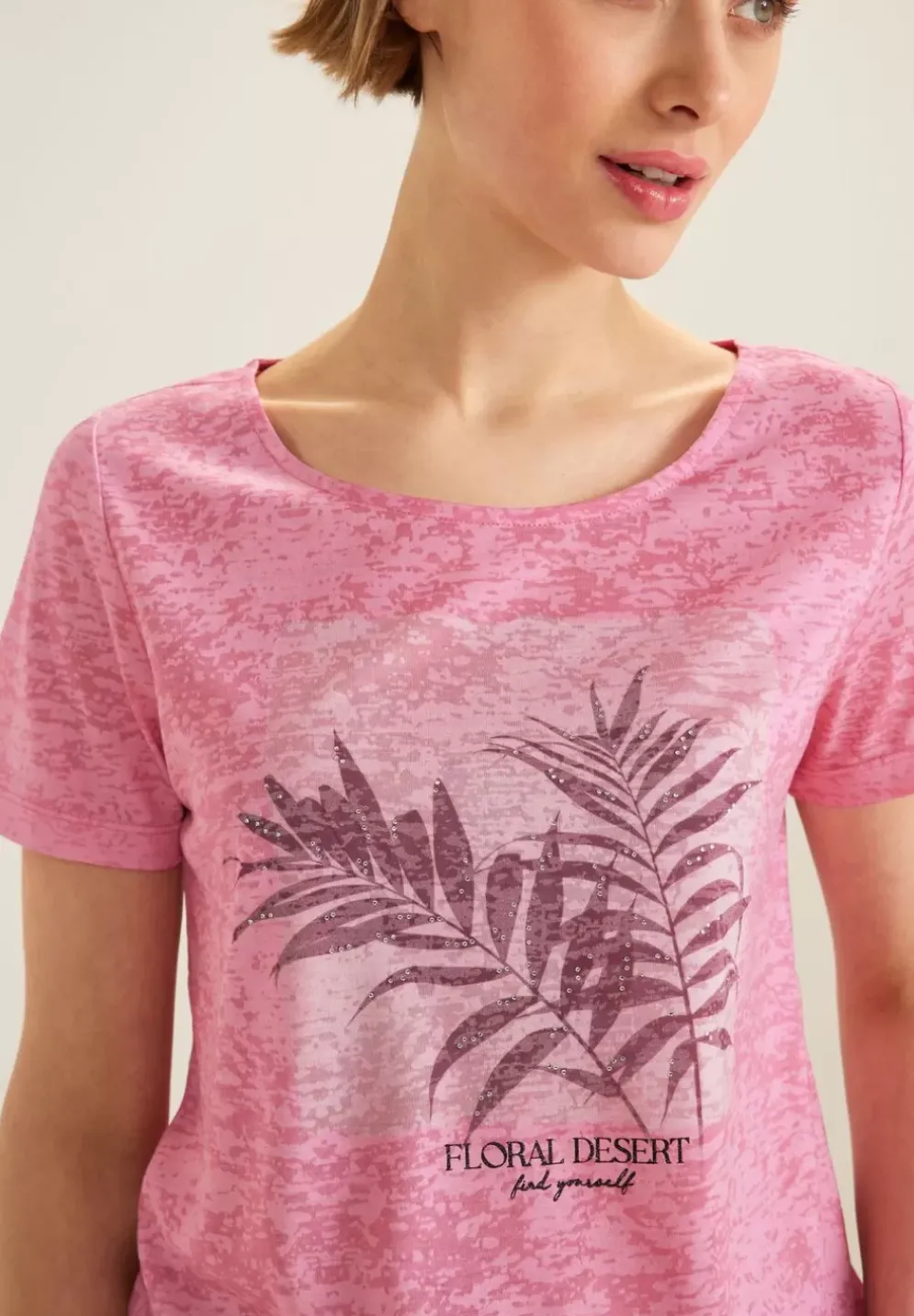 T-Shirt Mit Partprint