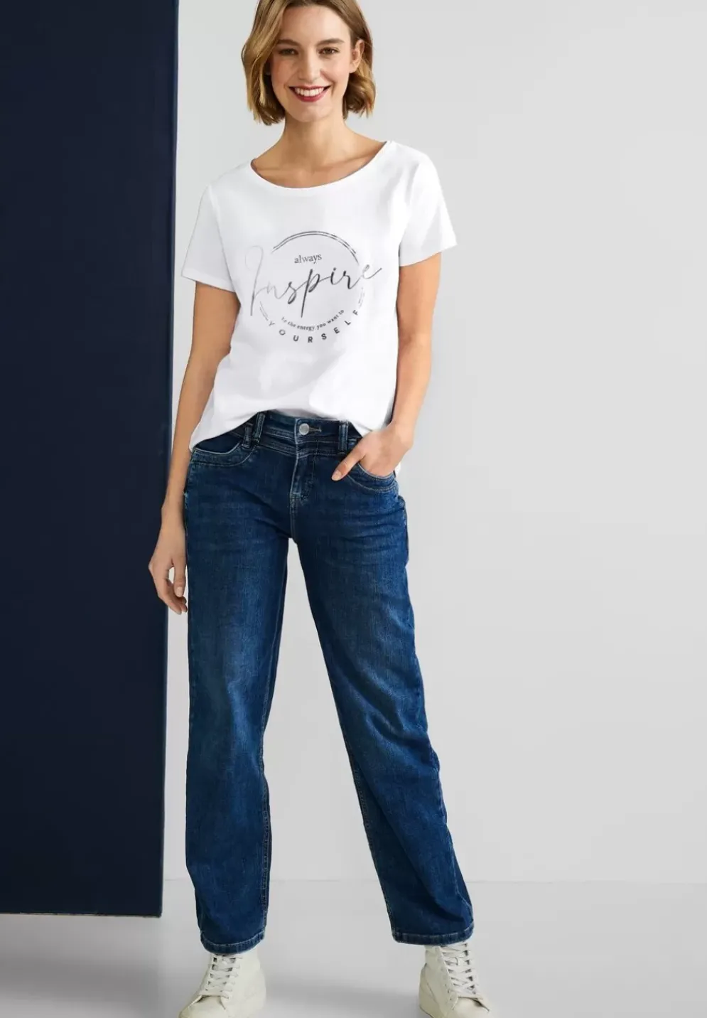 T-Shirt Mit Partprint
