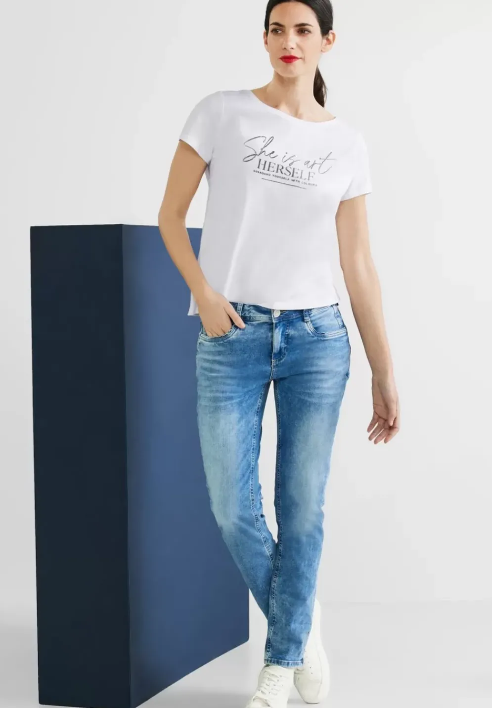 T-Shirt Mit Partprint