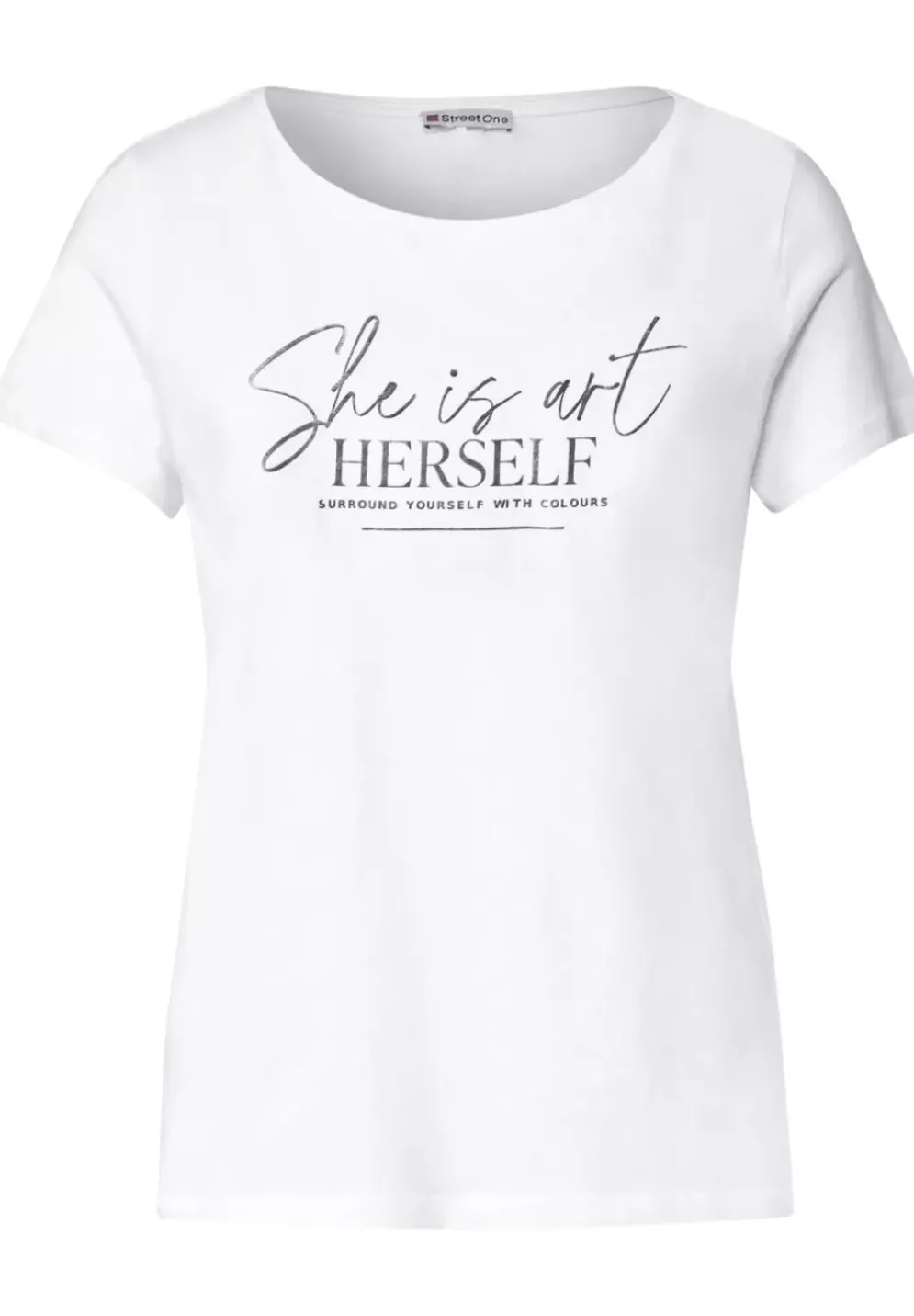 T-Shirt Mit Partprint