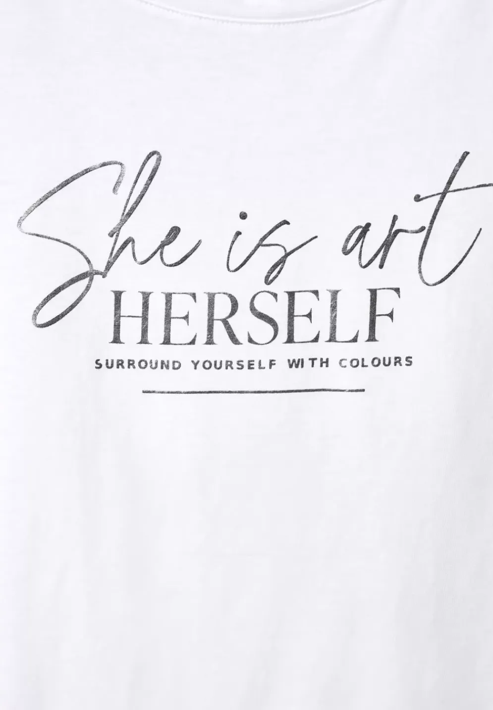 T-Shirt Mit Partprint