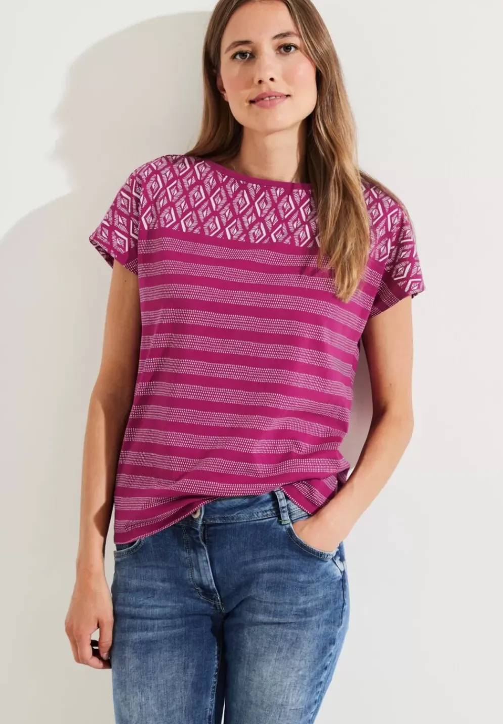 T-Shirt Mit Printmix