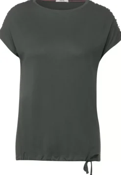 T-Shirt Mit Raffdetails