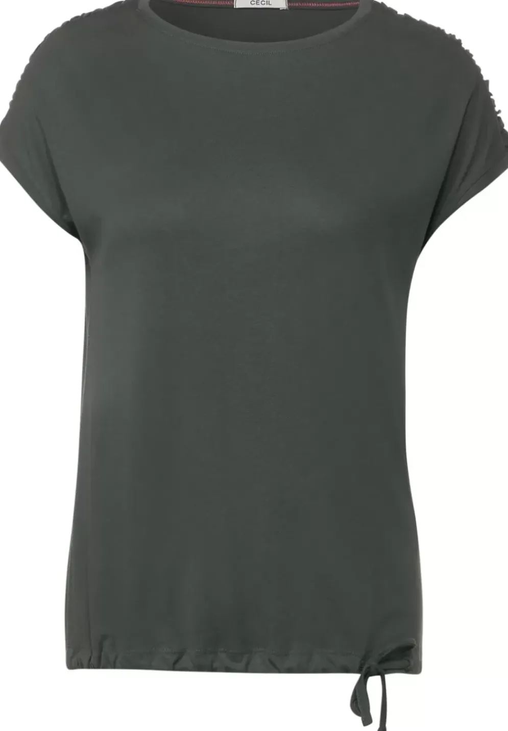 T-Shirt Mit Raffdetails