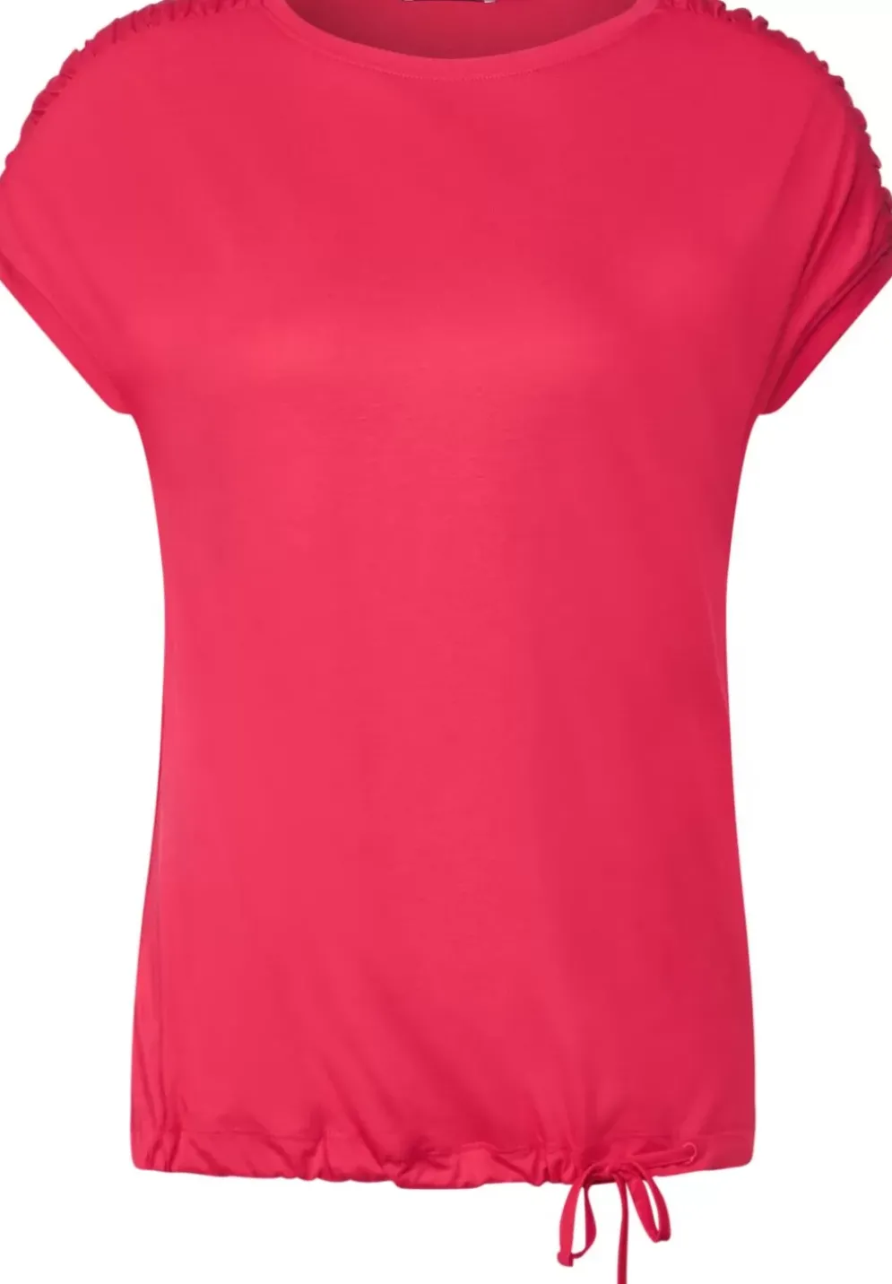 T-Shirt Mit Raffdetails