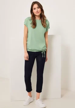 T-Shirt Mit Raffdetails