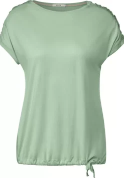 T-Shirt Mit Raffdetails