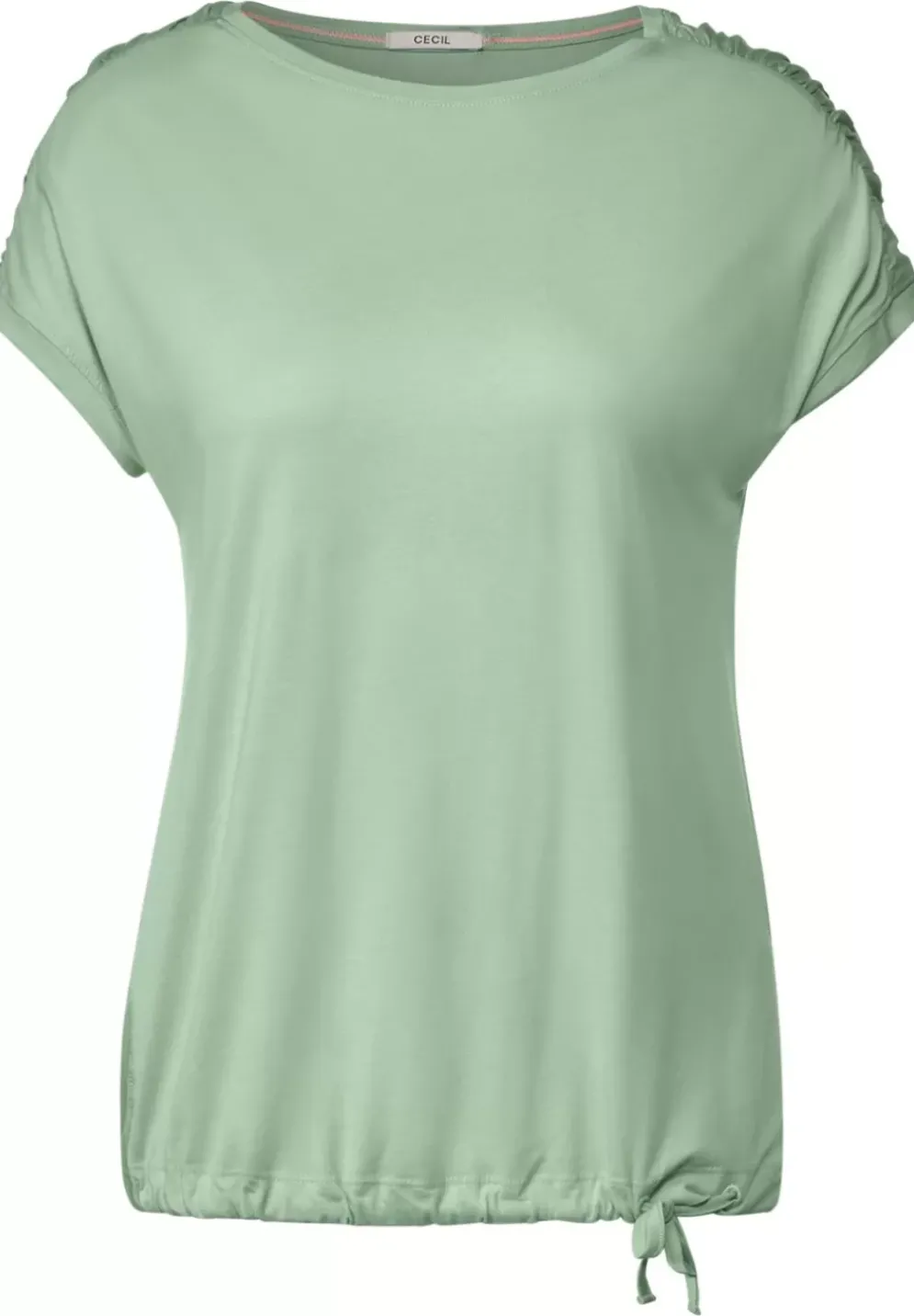 T-Shirt Mit Raffdetails