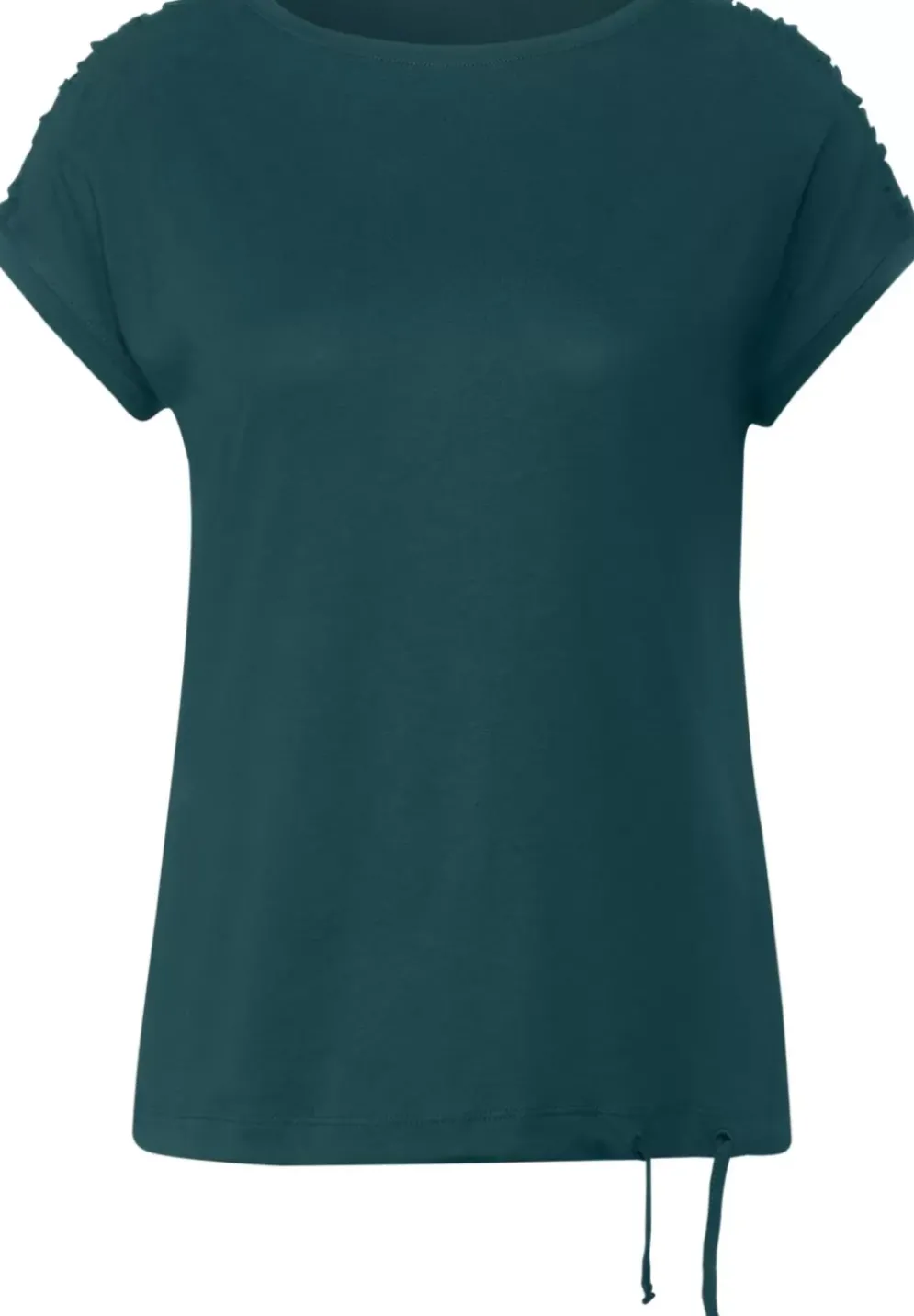 T-Shirt Mit Raffdetails