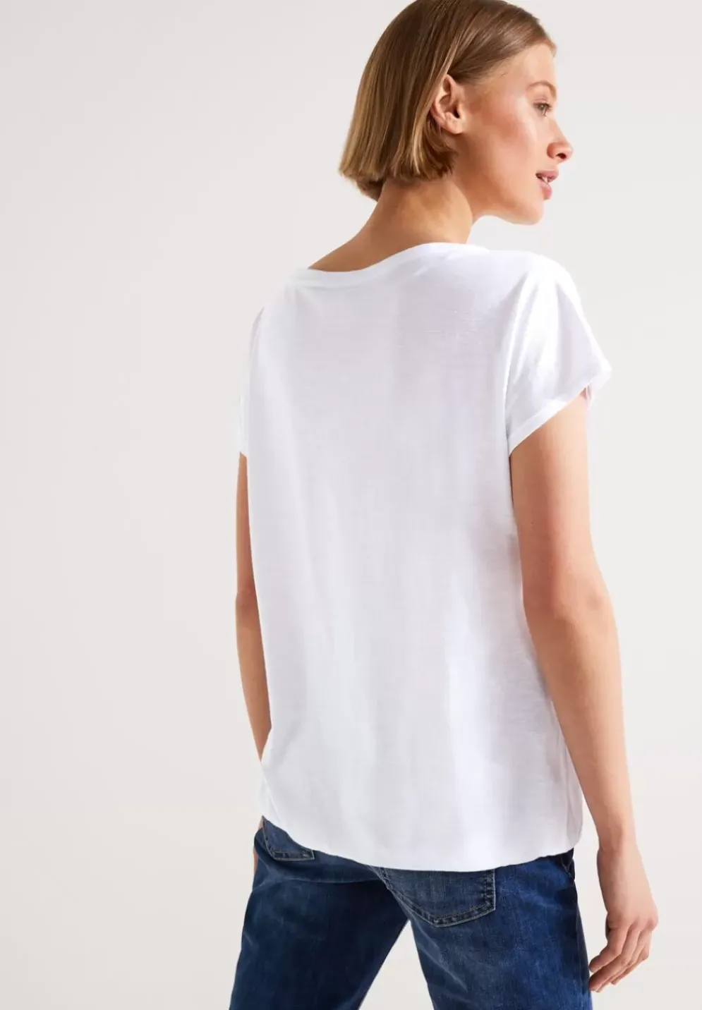 T-Shirt Mit Raffungen