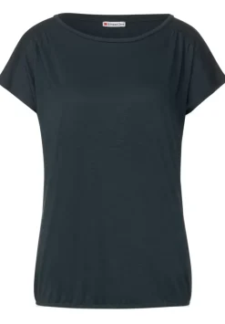 T-Shirt Mit Raffungen