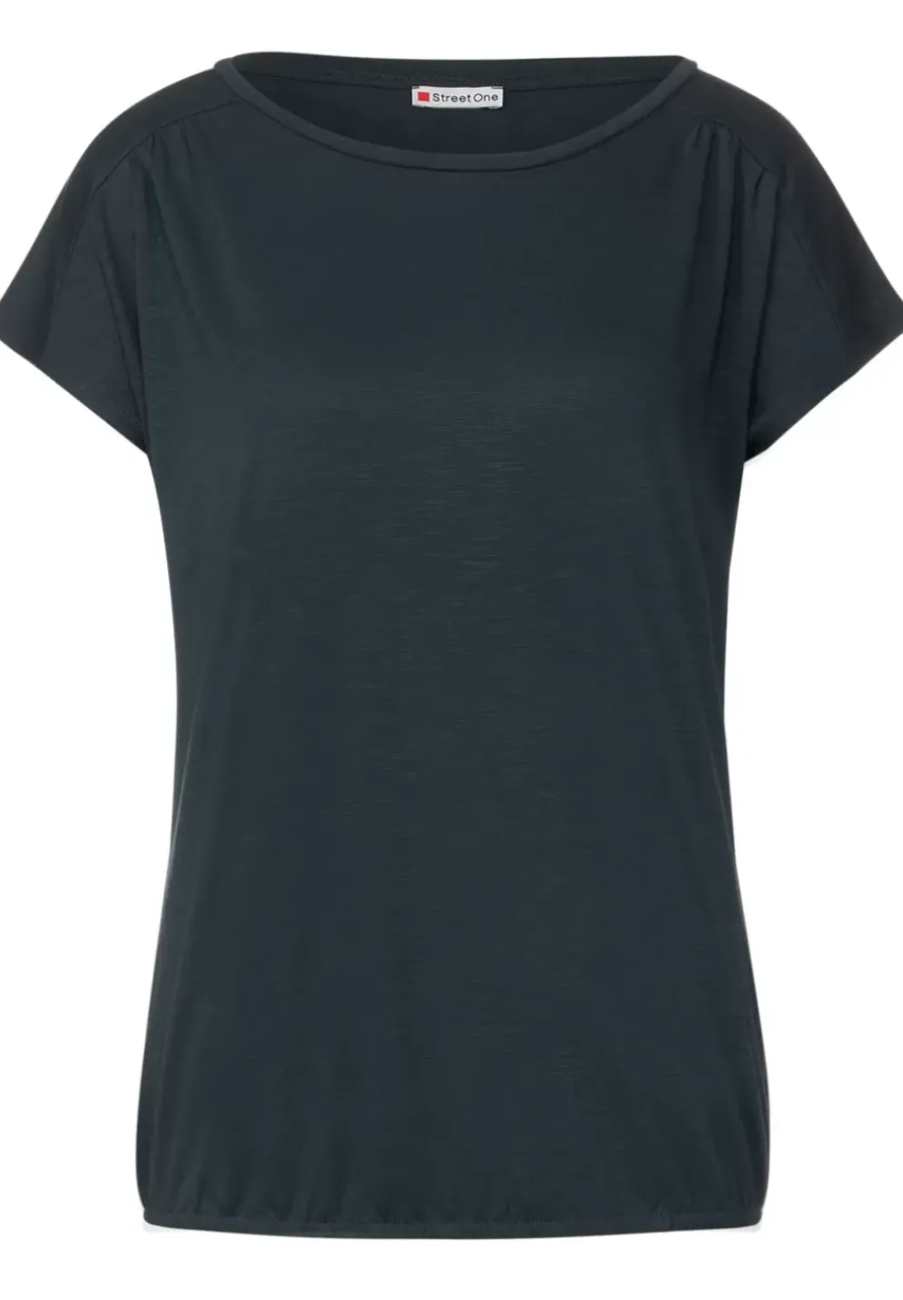 T-Shirt Mit Raffungen