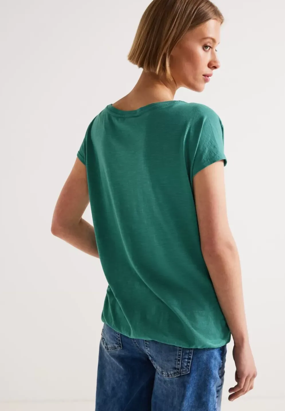 T-Shirt Mit Raffungen