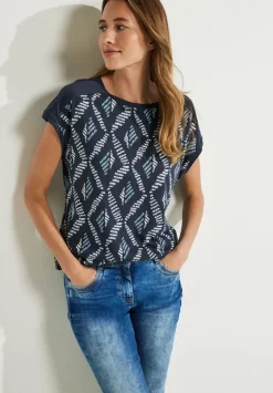 T-Shirt Mit Rhombus Print