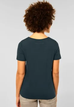 T-Shirt Mit Ripp Detail