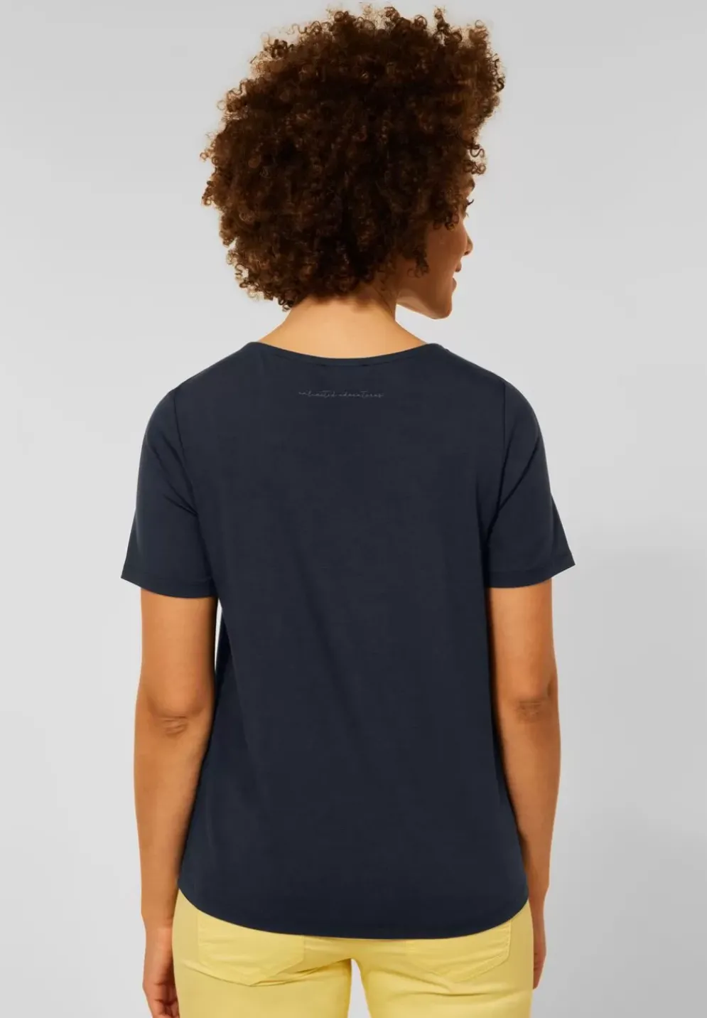 T-Shirt Mit Ripp Detail
