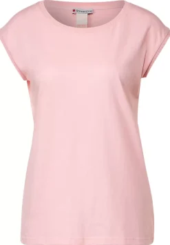 T-Shirt Mit Rippdetail