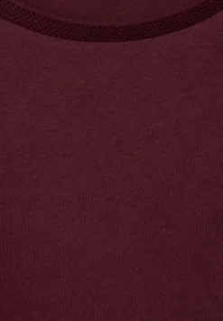 T-Shirt Mit Rippdetail