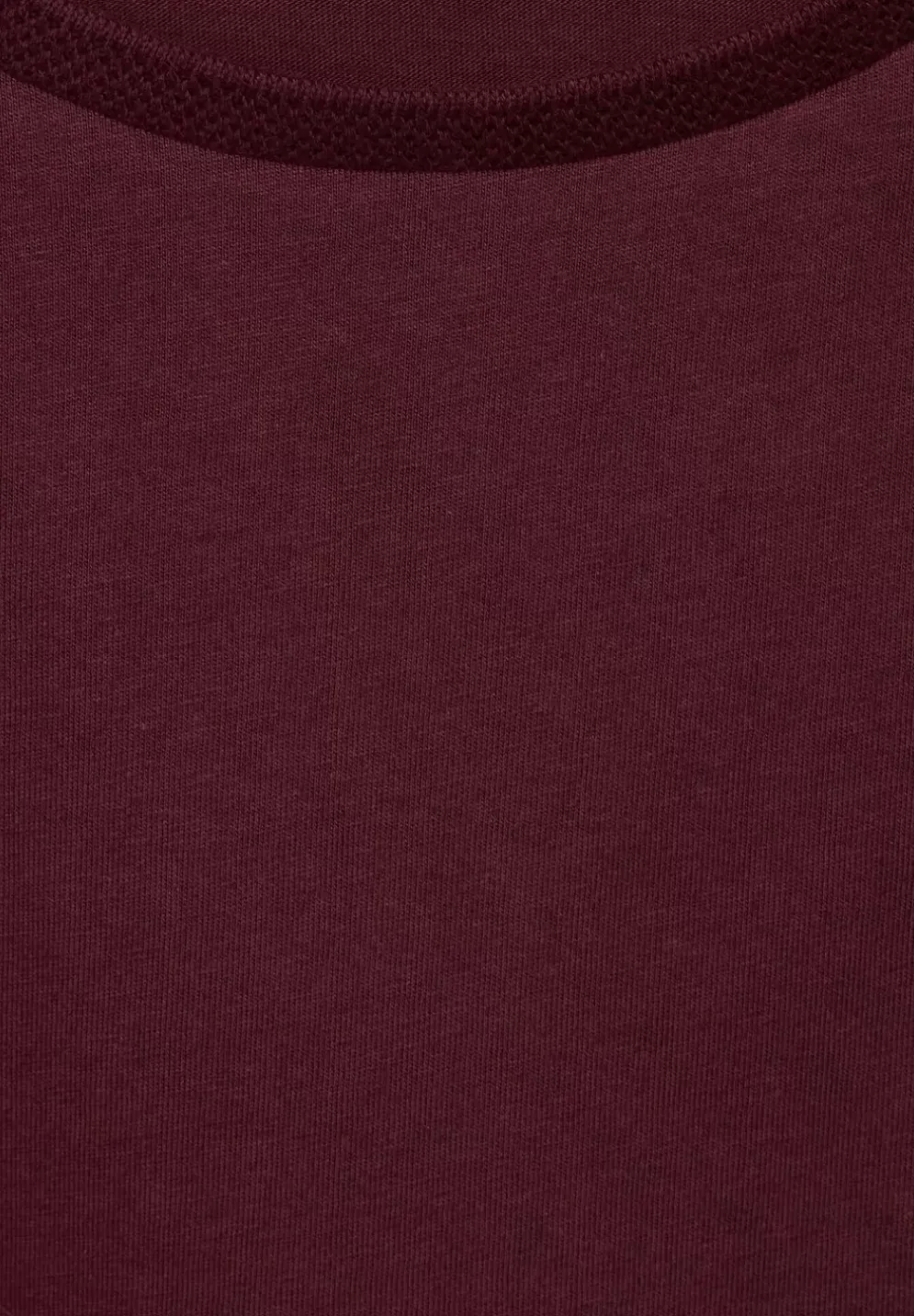T-Shirt Mit Rippdetail