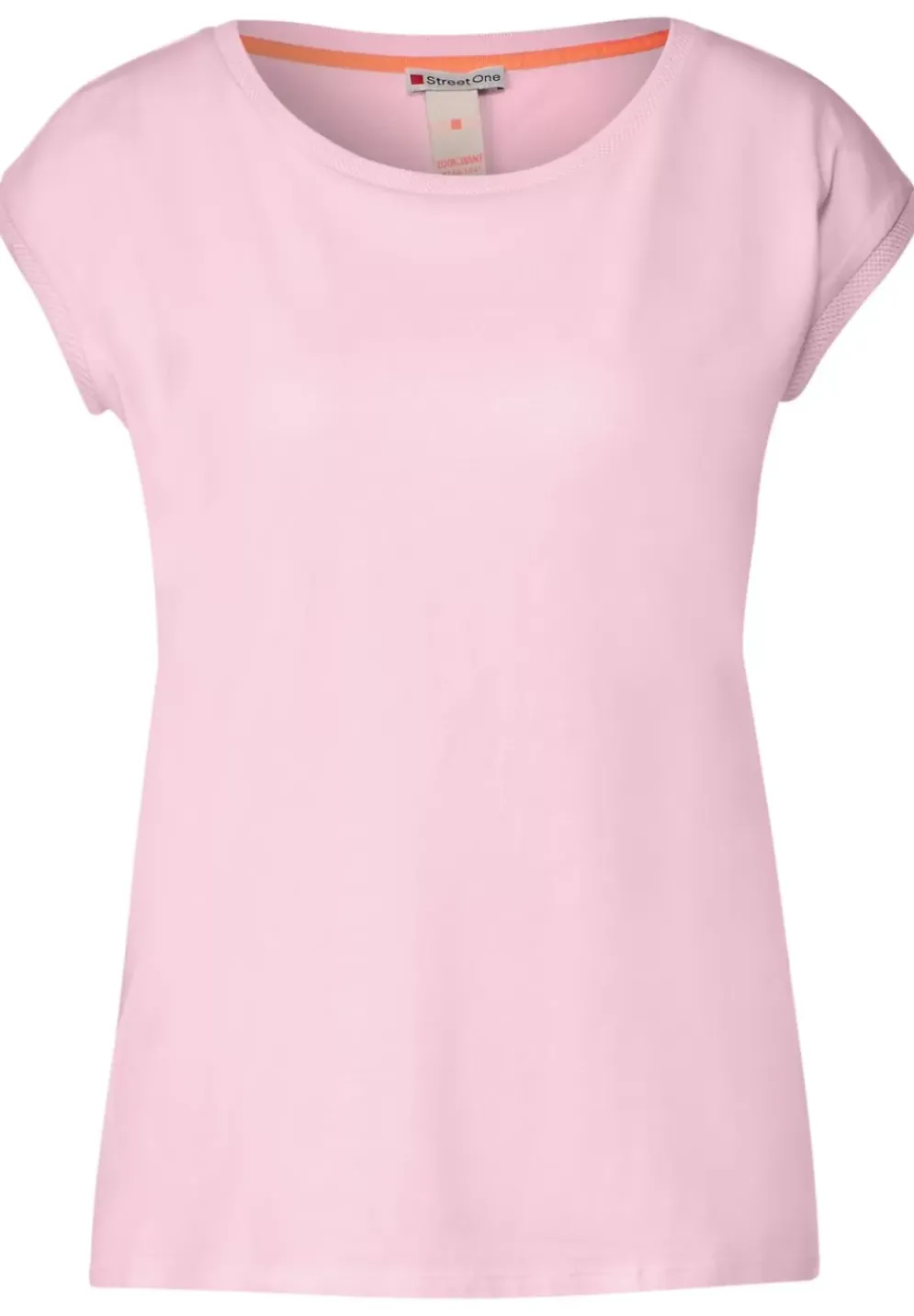 T-Shirt Mit Rippdetail