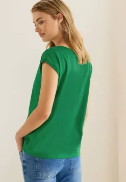T-Shirt Mit Rippdetail