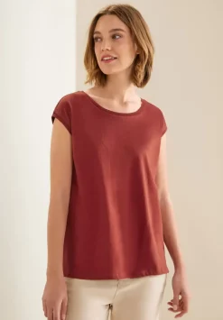 T-Shirt Mit Rippdetail