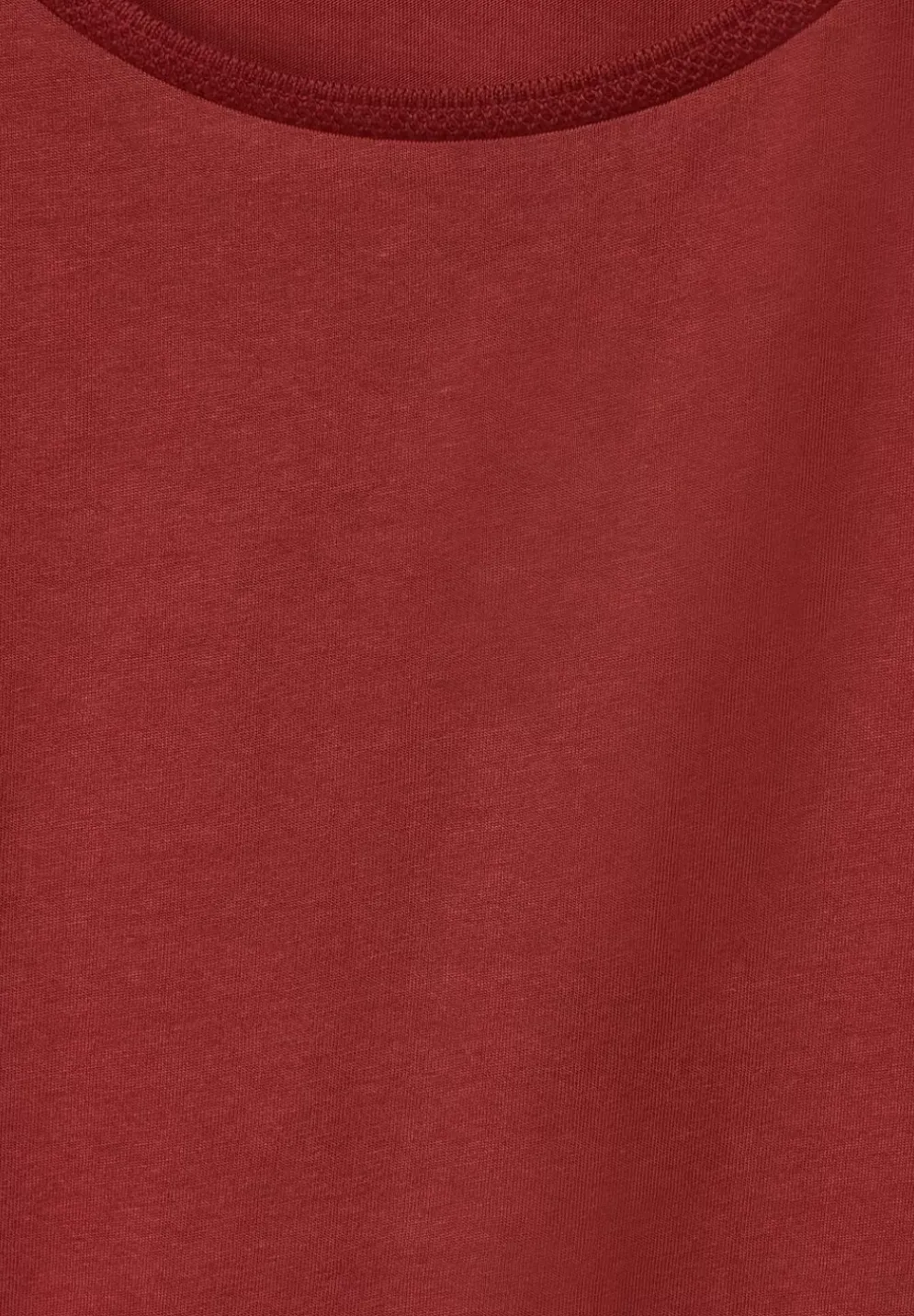 T-Shirt Mit Rippdetail