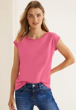 T-Shirt Mit Rippdetail