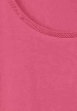 T-Shirt Mit Rippdetail
