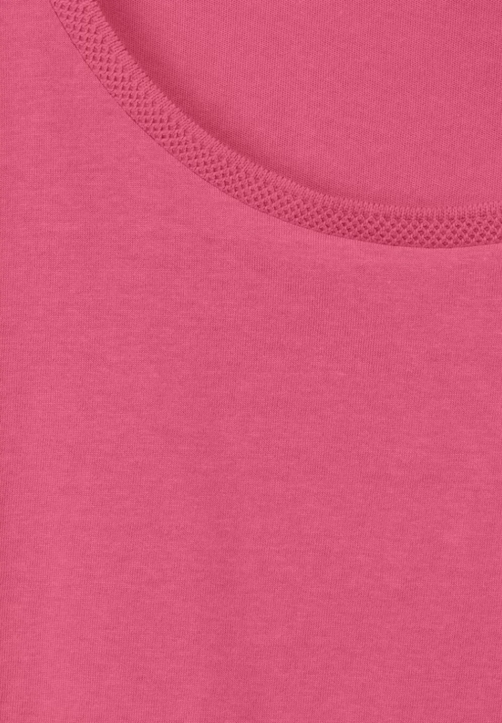 T-Shirt Mit Rippdetail