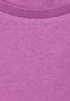 T-Shirt Mit Rippdetail