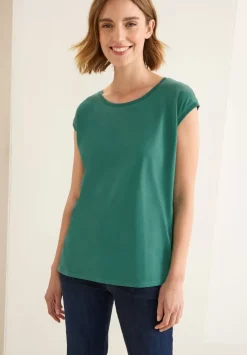 T-Shirt Mit Rippdetail