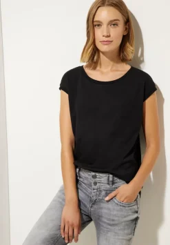 T-Shirt Mit Rippdetail