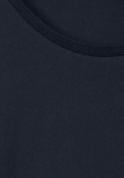 T-Shirt Mit Rippdetail