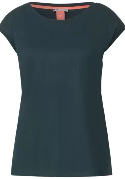 T-Shirt Mit Rippdetail