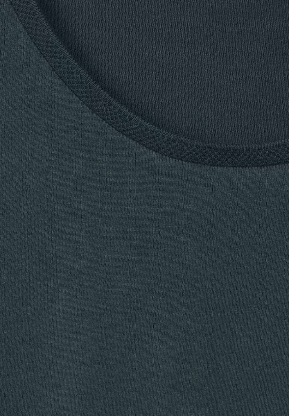 T-Shirt Mit Rippdetail