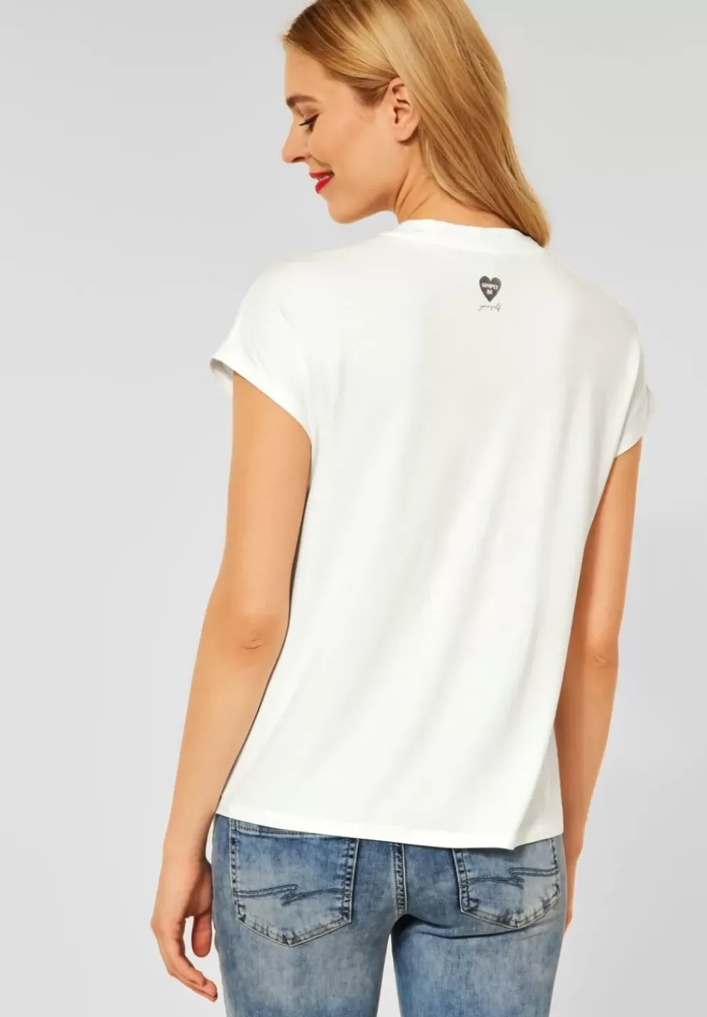 T-Shirt Mit Schimmerdetail
